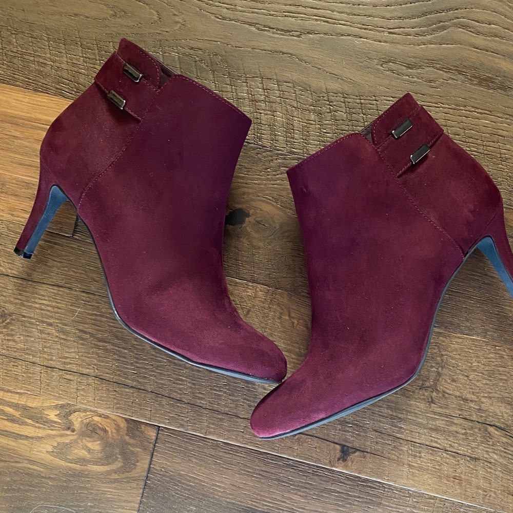 Alfani Step Flex Women's Wine Heeled Boots